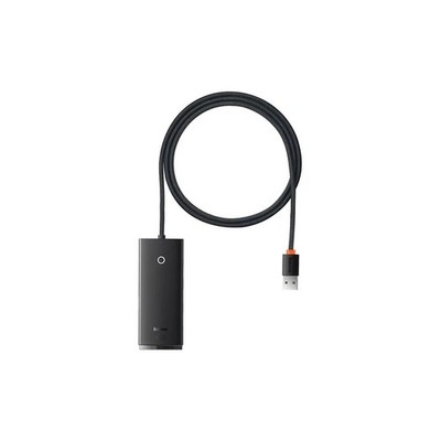 Baseus Lite Series Hub 4in1 USB auf 4x USB 3.0, 1m (Schwarz)