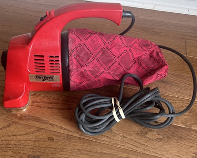 #ad Royal Dirt Devil Hand Held Corded Vacuum Cleaner Model 103 Red Cleaned Tested $17.99