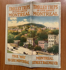early 1900s Trolley Trips In & About Montreal