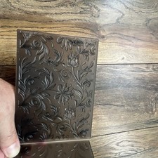 Sizzix 3D Texture Fades Embossing Folder Floral Tim Holtz Crafts Journal Like Ne