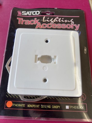 Nuvo TP142 Monopoint Adapter White Track Lighting Accessory NEW