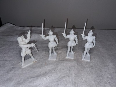 Cherilea 60mm Conquistadors Musketeers Lot of 4