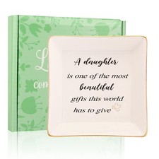 RUIMIC Ceramic Ring Trinket Dish Jewelry Tray For Daughter