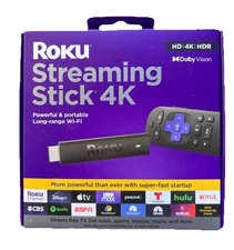 Roku Streaming Stick 4K HDR/Dolby Roku Voice Remote and TV Controls