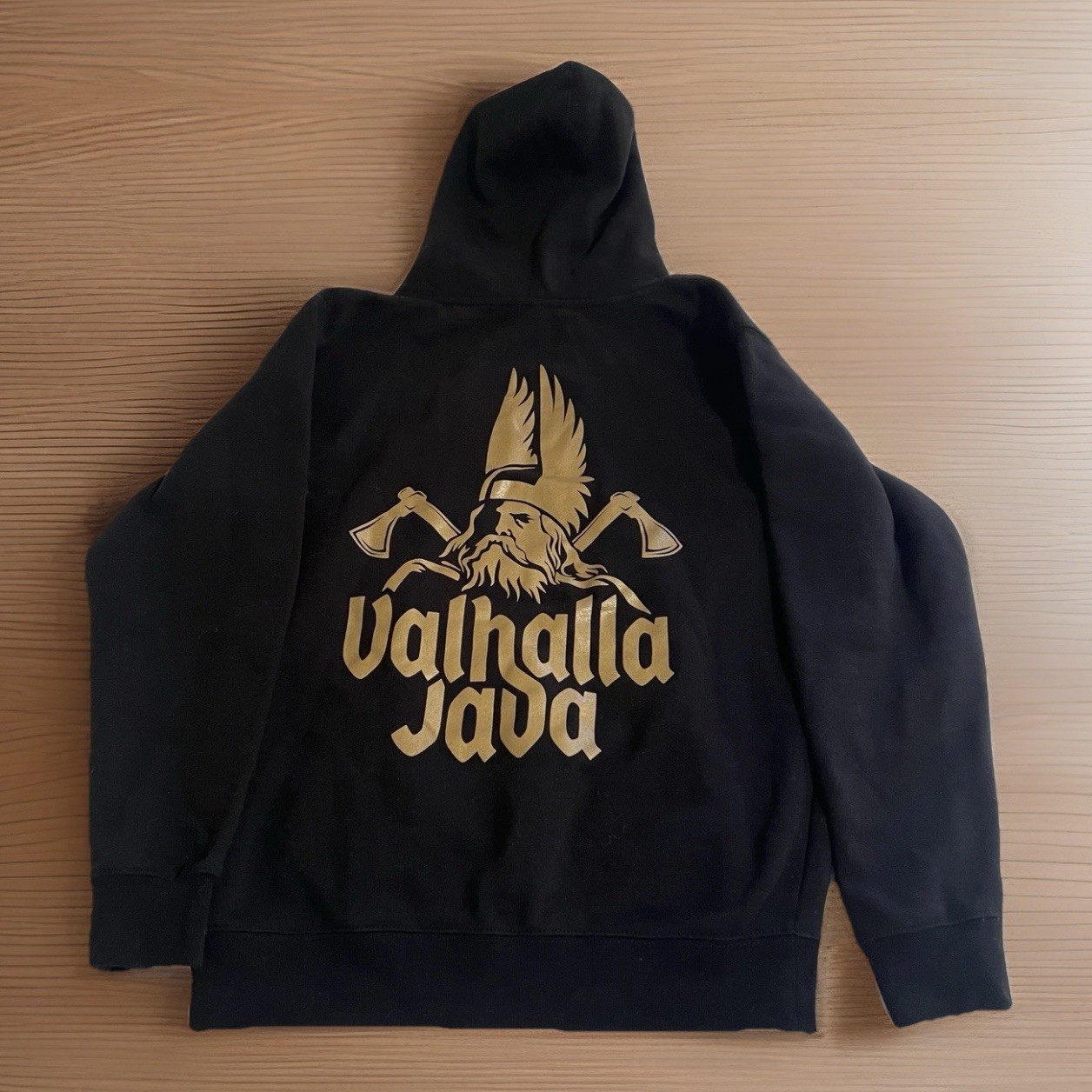 DEATHWISH COFFEE CO. VALHALLA JAVA BLACK HOODED S… - image 1