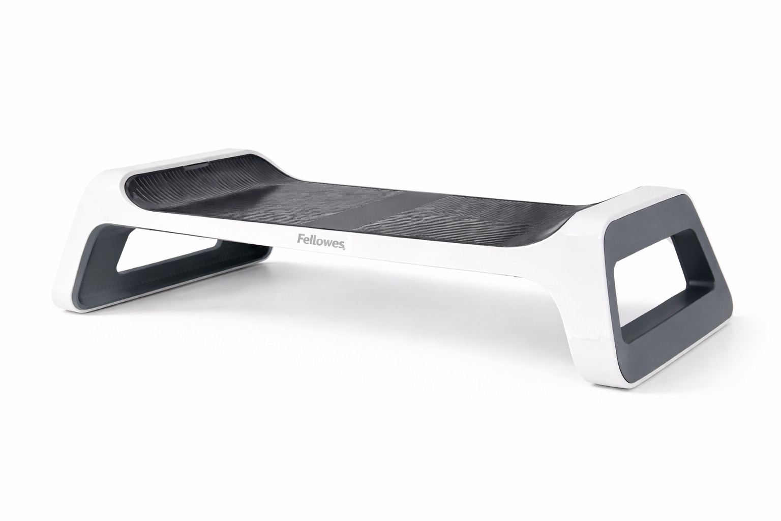 Support écran Fellowes moderne pour un espace de télétravail ordonné et élégant