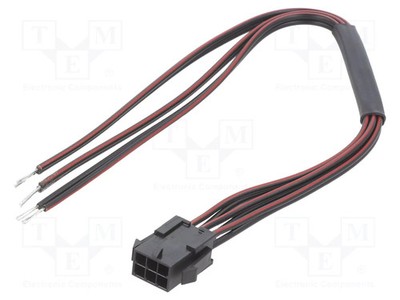 PIN: 6 4A männlich,Leitungen Kabel TLYp 0,2m Isolation: PVC