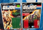 Vintage Gi Joe  Raptor And Accessory Pack Full Card Backs With Bubbles