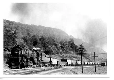 25EE162 RP BALTIMORE & OHIO RAILROAD 2-10-2 LOCOMOTIVE #6168