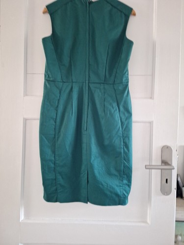 H&M Etuikleid Smaragdgrün 42 eher 40 Siehe Maße Top-Zustand - Bild 3 von 5