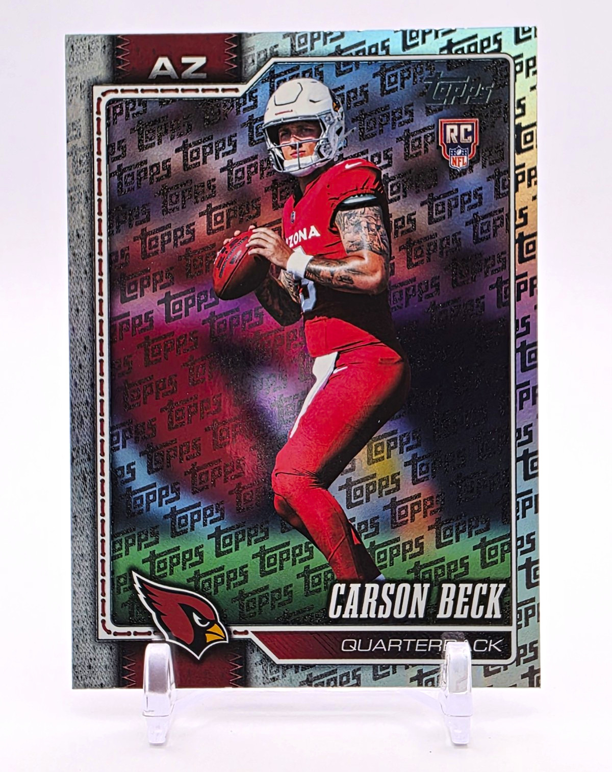 2026 Flagship Football - Carson Beck #305 Arizona Cardinals Rookie Foilboard