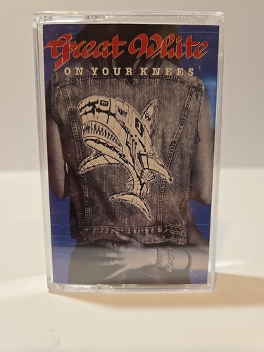 3 x GREAT WHITE ALBUMS On Your Knees, ...Twice Shy, Hooked CASSETTE TAPE LOT - Picture 10 of 18