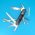 Black Victorinox Swiss Army Huntsman Knife Multi Tool!