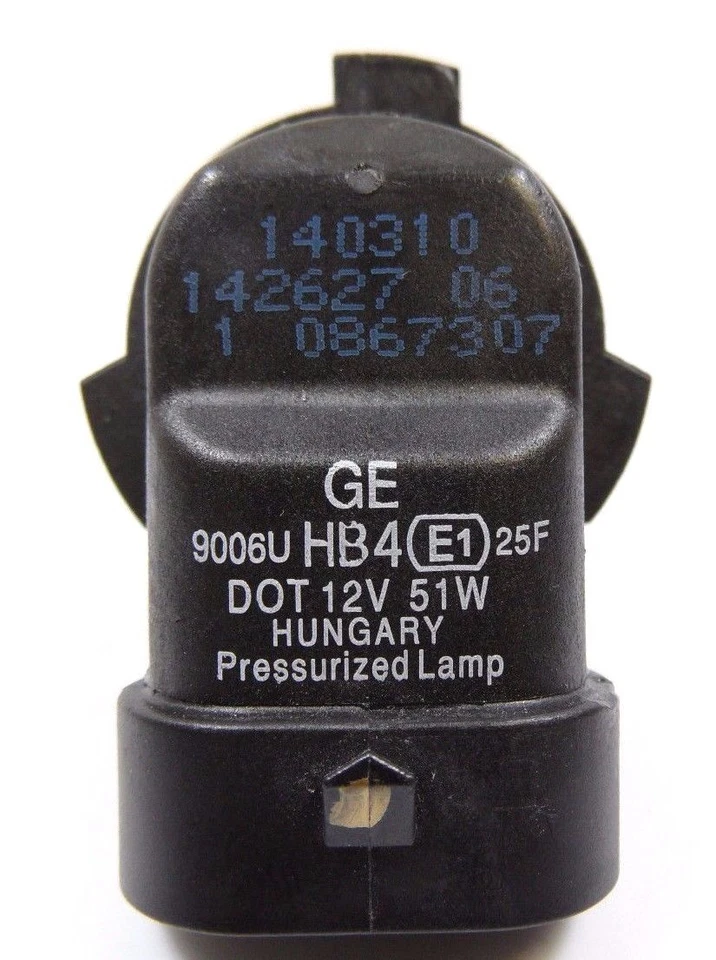 GE 75936 (Set 2) Halogen Low Beam Lamp 9006U HB4 DOT 12V 51W NIK BK P22d 140310 - Image 4 of 4