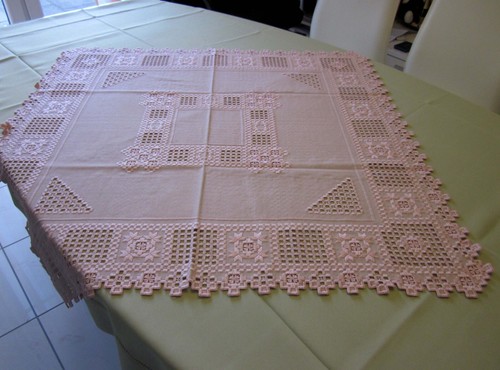 Hardanger Mitteldecke 85x85cm- Handarbeit - Picture 2 of 3