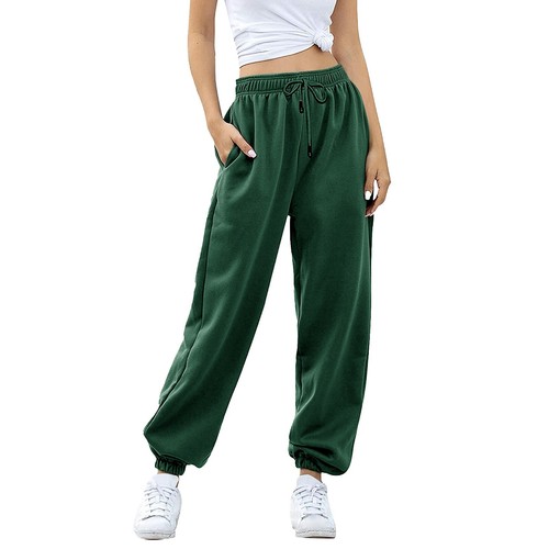 Women's Casual Baggy Fleece Sweatpants High Waisted Yoga Workout Joggers Pants - Bild 18 von 51