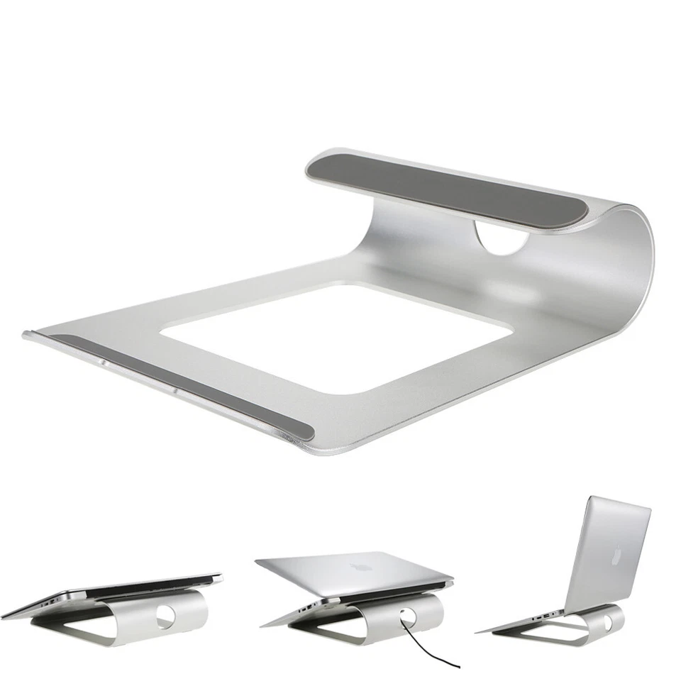 Portable Laptop Stand Aluminum Alloy NoteBooks Holder Stand for iPad Macbook Air - Image 3 of 4