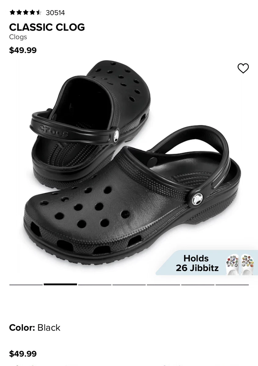 Classic clog black new arrivals