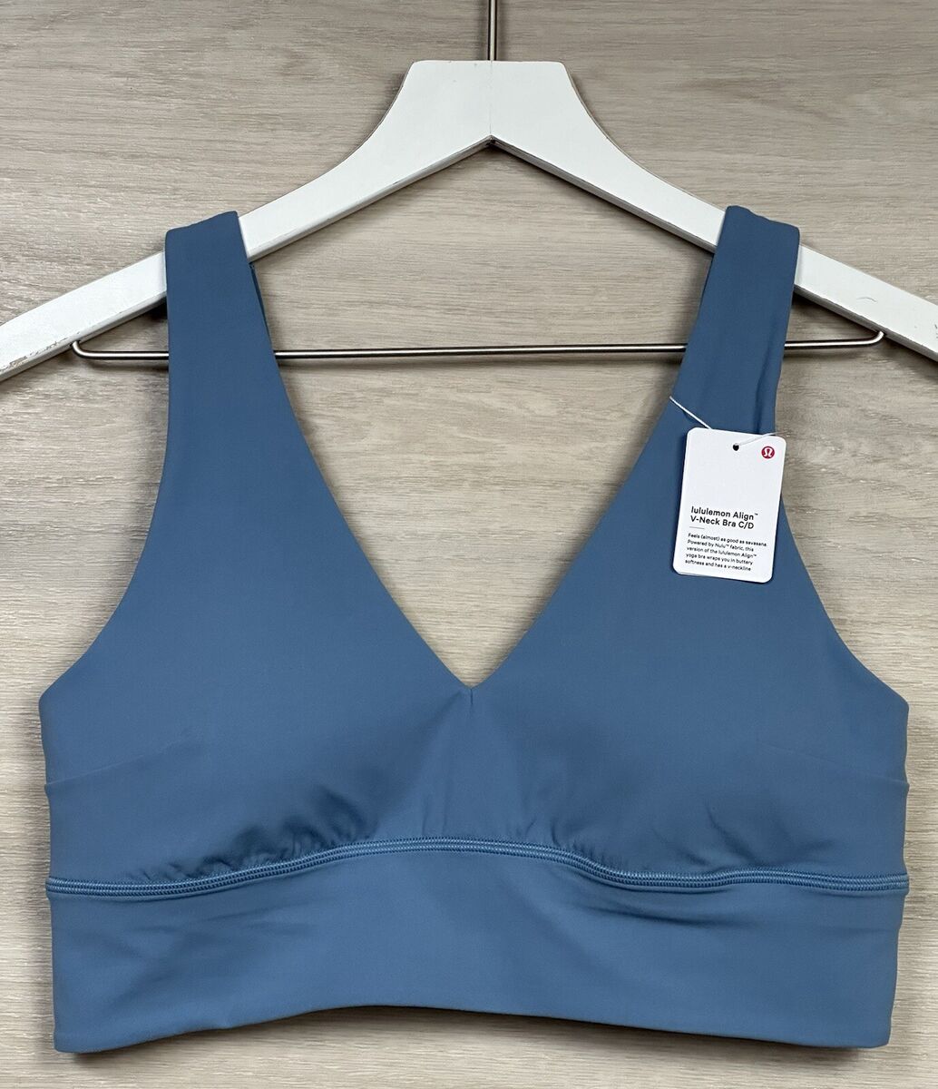 Lululemon Align V Neck Bra Light Support Size 12 C/D Cup Lululemon Align V Neck Bra Light Support Size 12 C/D Cup