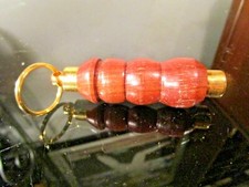 wood pill holder keychain