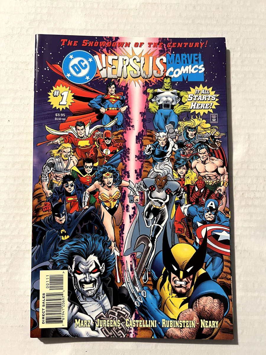 DC VS MARVEL #1 2 3 4 COMPLETE SERIES INCLUDES PREVIEW COMIC
