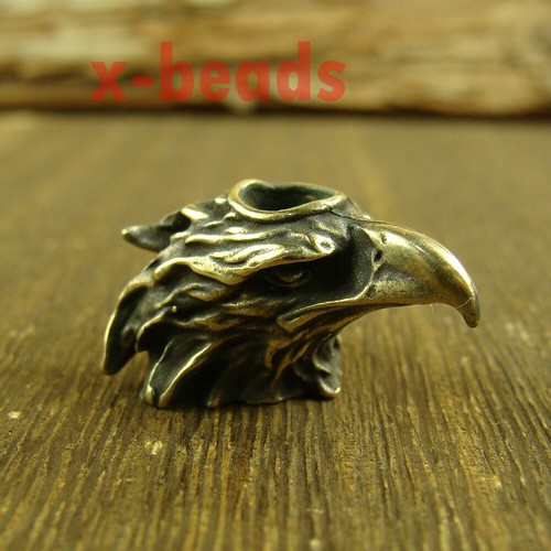 Brass " animal head " shaped lanyard bead paracord beads for knife EDC