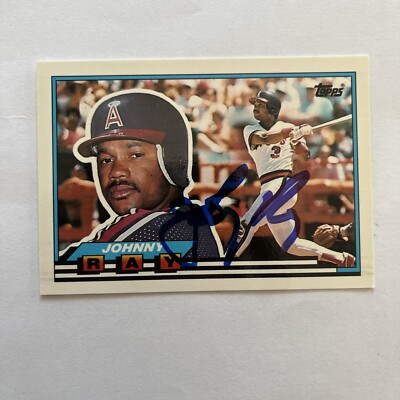 Jhon Rai Autograph JOHNNY RAY 1989 TOPPS AUTOGRAPHED SIGNED AUTO BASEBALL CARD | eBay