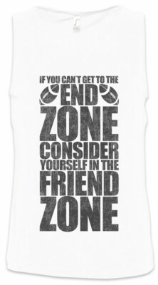 End Zone Friend Zone Herren Tank Top Friendzone American Football Team Game
