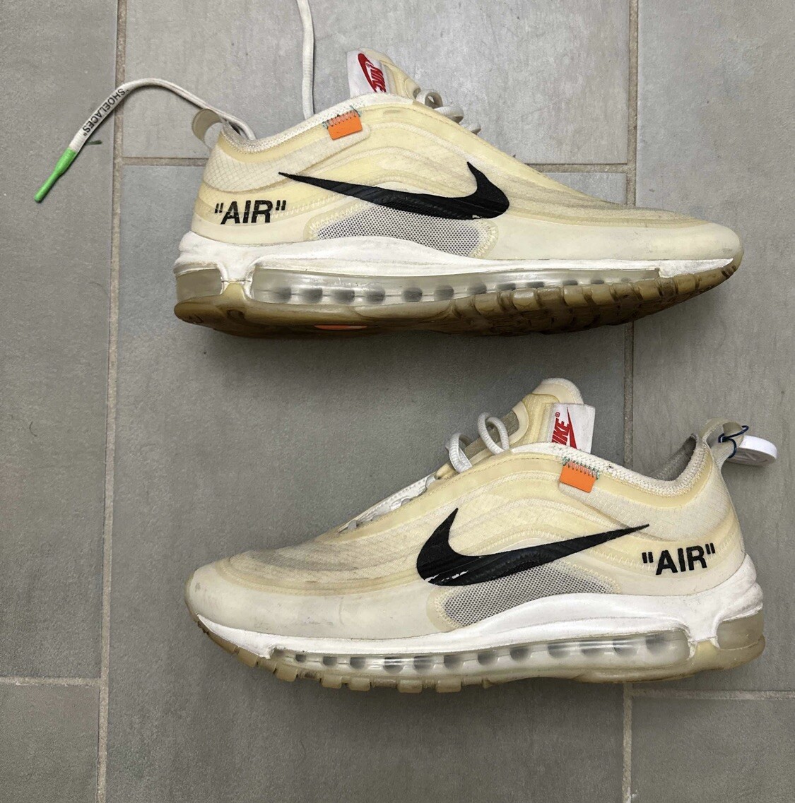 Air Max 97 OG x OFF WHITE The Ten 2017 - Size 9 - CLEANED | eBay