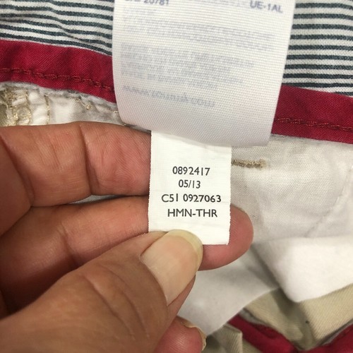 Tommy Hilfiger Pants Girl 12 Tan Chino Classic Khaki School Preppy Full Leg - Picture 7 of 24