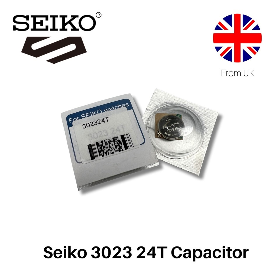 Seiko 3023 5MY/5MZ Kinetic Watch Capacitor Battery 5M42 5M43 5M45 5M62 5M63 5M65
