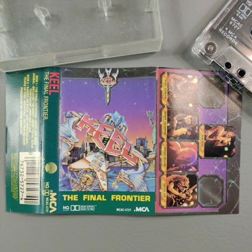 KEEL The Final Frontier Cassette Tape 1986 MCA Produced by Gene Simmons of KISS - Picture 3 of 8