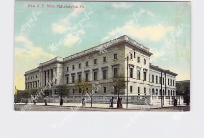 PPC Postcard PA Pennsylvania Philadelphia New U.S. Mint Exterior Street View