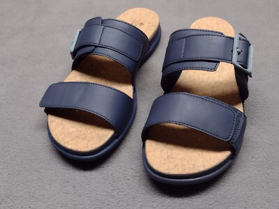 Clarks Cloudsteppers June Sun Women's 8 1/2W Navy Blue NIB