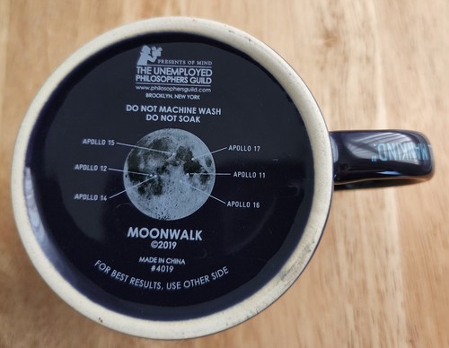 Taza de café Apollo Landings MOONWALK 16 OZ CALOR ACTIVO filósofos desempleados - Imagen 10 de 12