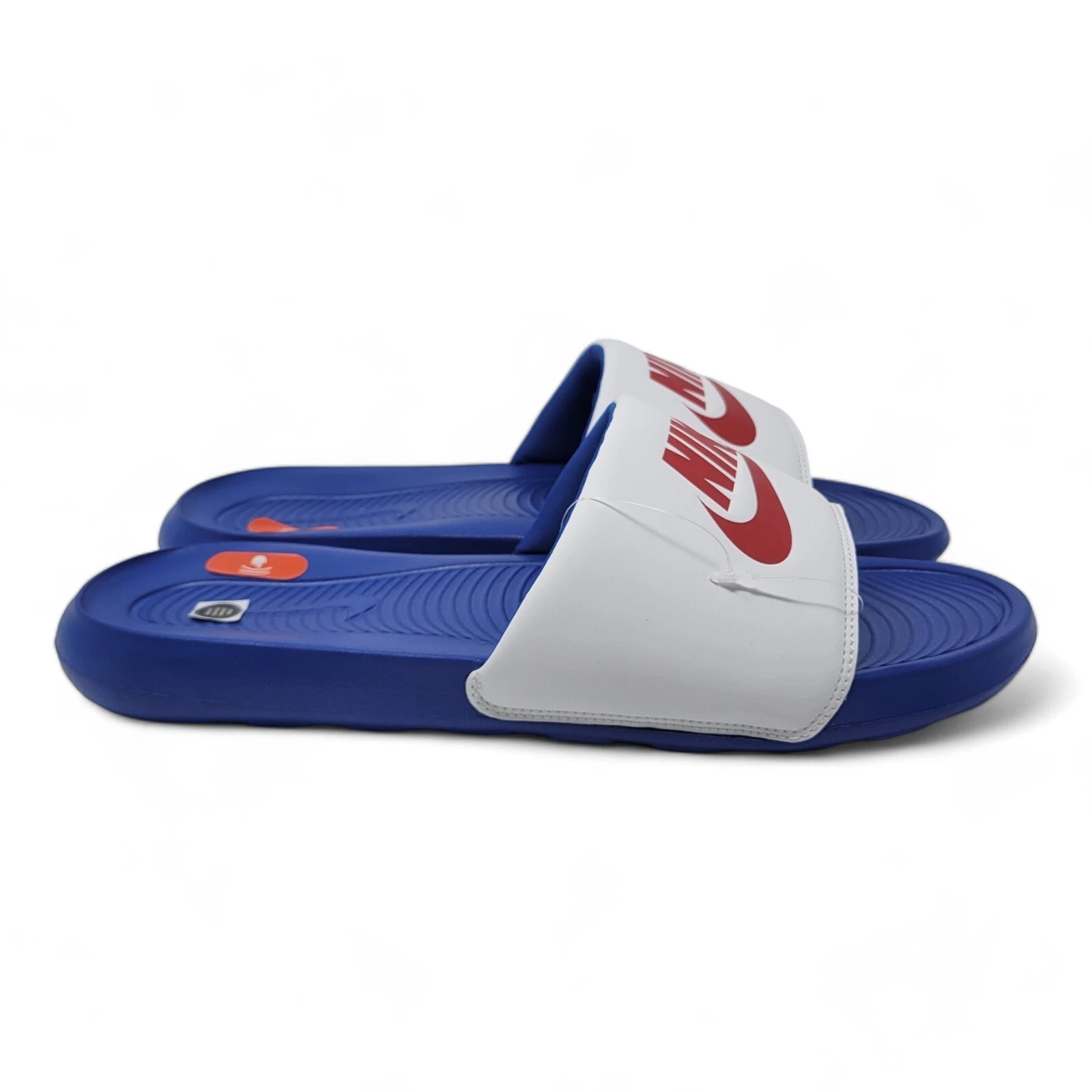 Nike Victori One Athletic Slides Men's Sizes 14/15 Red/White/Blue Sport Sandals