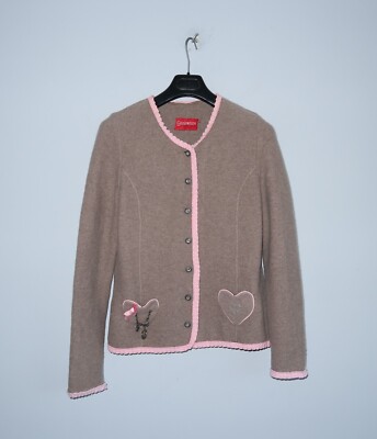 GIESSWEIN Womens Virgin Wool Longsleeve Cardigan Sweater Size 40 US/10 UK/14