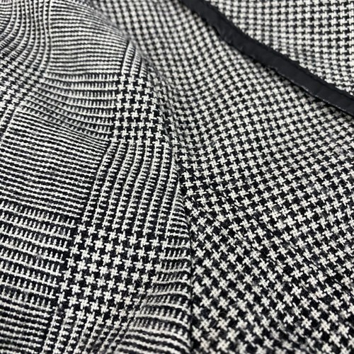 Forever 21 XXI Blazer Womens XS Wool Houndstooth Waterfall Work Office Jacket - Picture 11 of 14
