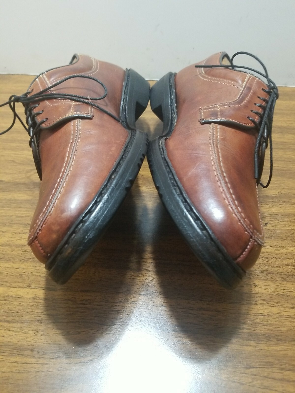 SAOLA ALLEN EDMONDS WILBERT TOMAIA IN PELLE E FODERA SUOLA IN GOMMA 9 D MARRONE OXFORD. #2