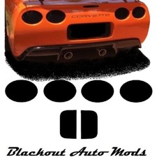 Corvette C5 Smoked Tinted Tail Light Covers Vinyl 1997 Thru 2004 Corvette C5 Smoked Tinted Tail Light Covers Vinyl 1997 Thru 2004
