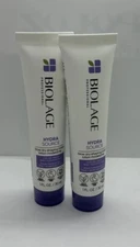 NEW 2X Matrix Biolage Hydra Source Blow Dry Shaping Lotion Travel Size 1oz Each