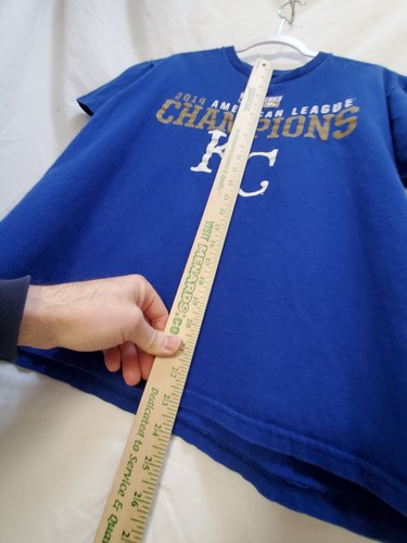 KC Royal Shirt Adult L T-Shirt MLB Kansas City Baseball League Champions - Picture 6 of 8