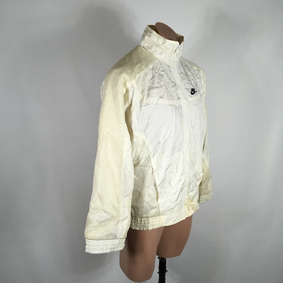Винтажный 1989 80-х Nike Air Jordan полета разминка трек куртка слоновой кости с подкладкой сетки M/L - Изображение 4 из 4