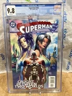 SUPERMAN 202 Cgc 9.8 Dc Comics CAUGHT BETWEEN TWO WORLDS Fire 🔥 JJ Graded