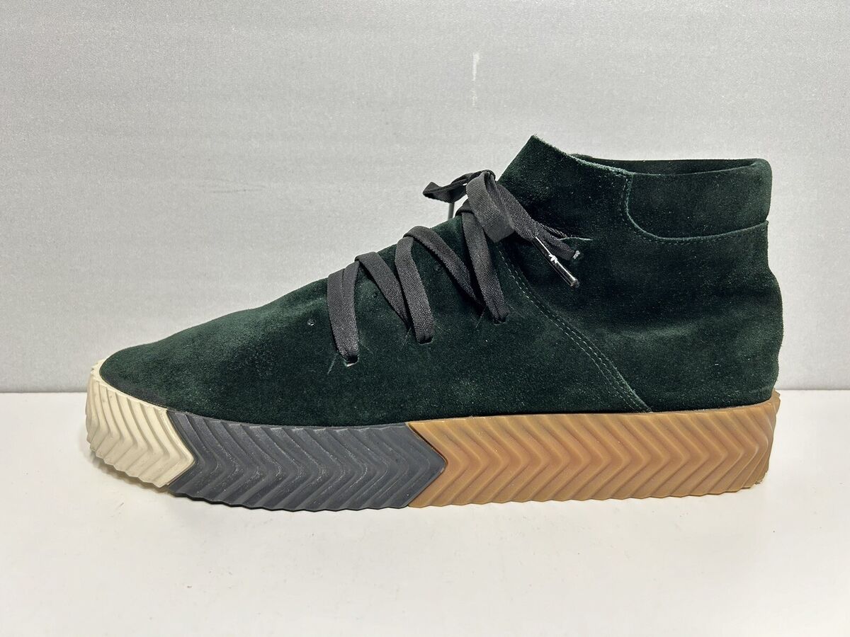 adidas Original x Alexander Wang AW Skate Mid Dark Green adidas Original x Alexander Wang AW Skate Mid Dark Green