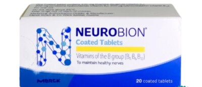 1X Neurobion - Vitamin B1, B6, B12/Nervenlinderung, Taubheitsgefühl & Kribbel...