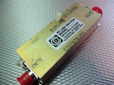 Coaxial Dynamics 88536-4 Bird 43 Thruline Wattmeter Triple Sampler