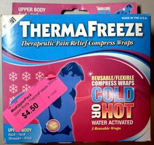 ThermaFreeze Cold or Hot Water Activated Compress Wraps