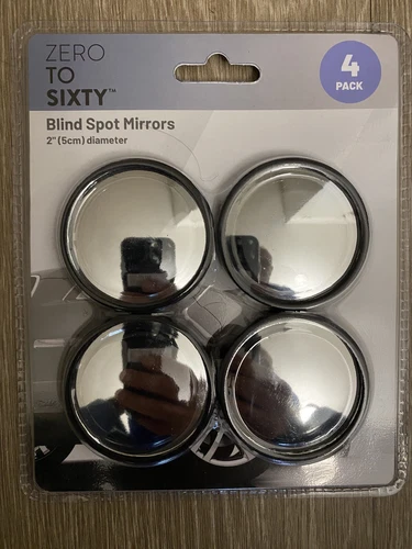 Zero To Sixty  Blind Spot Mirror" Rear Side View Cars, Trucks and SUVs 2”(5cm)d