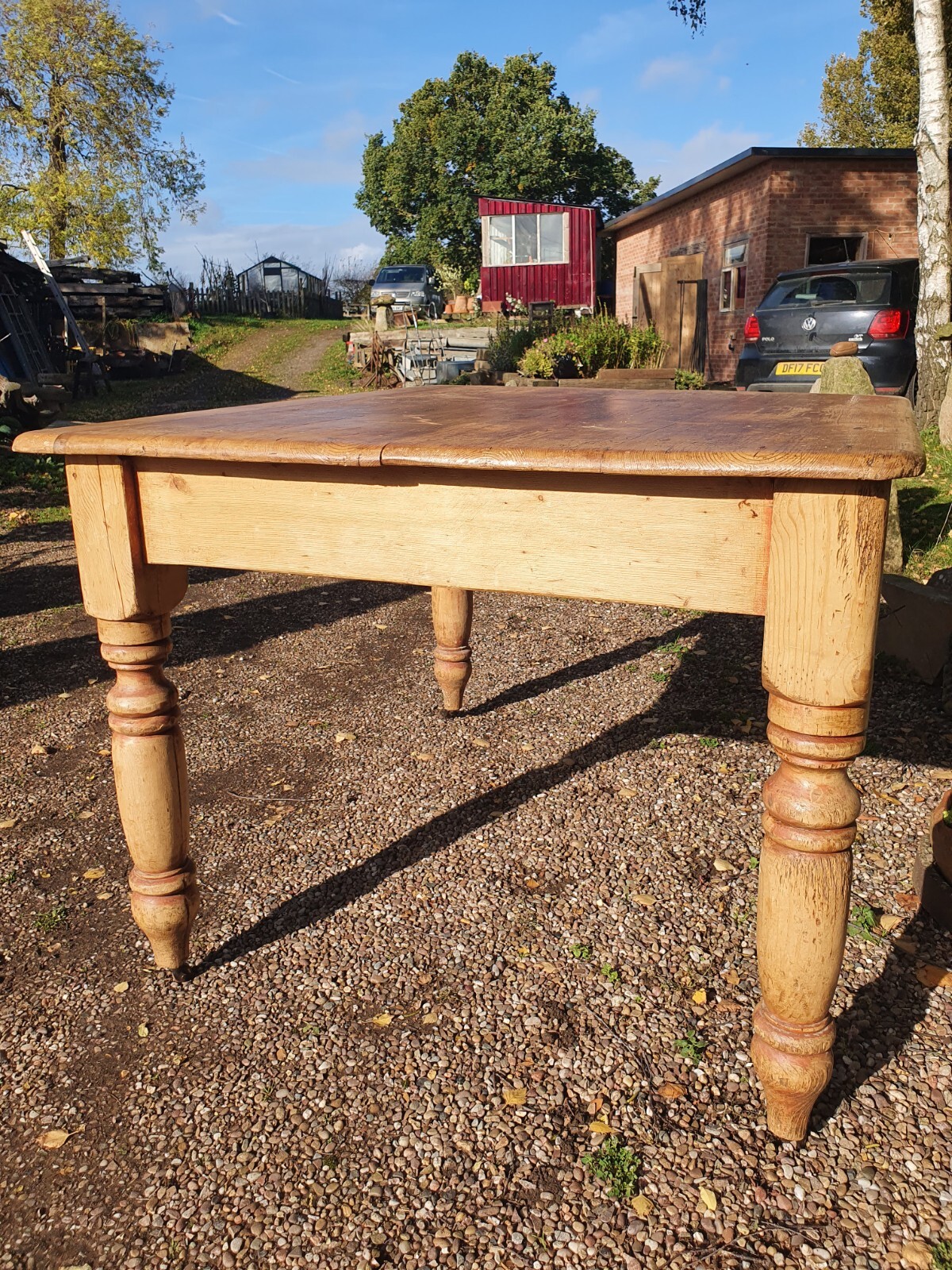 Antique Pine Farmhouse Table eBay